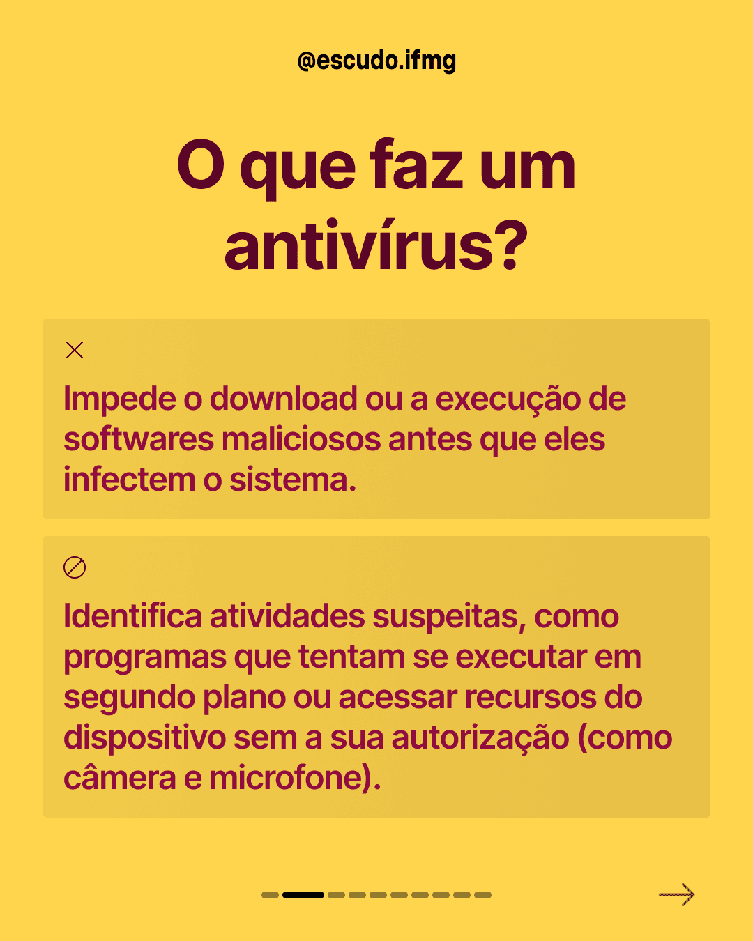 Informações sobre o funcionamento de antivírus e a necessidade de utilizar um. - Imagem 2