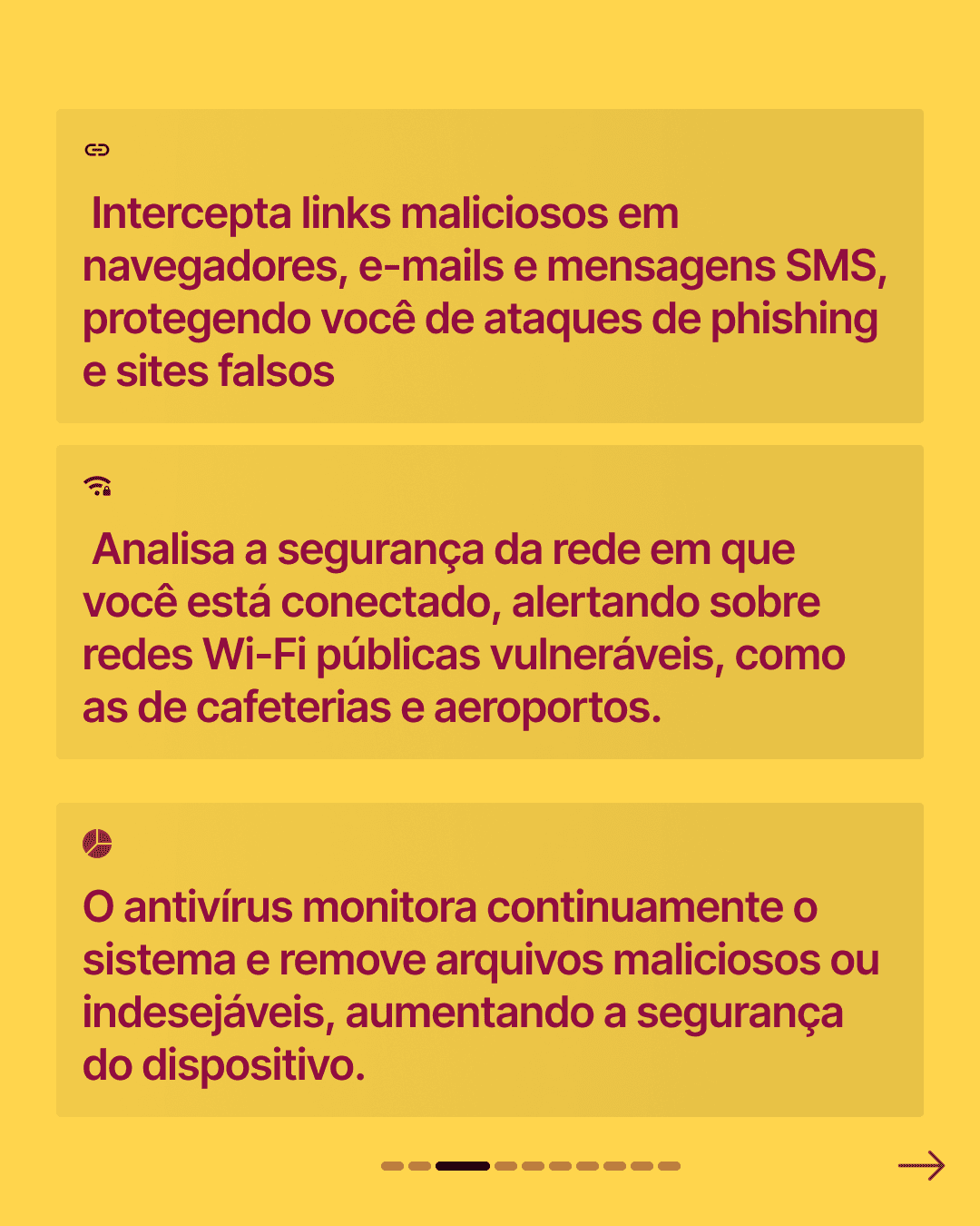 Informações sobre o funcionamento de antivírus e a necessidade de utilizar um. - Imagem 3