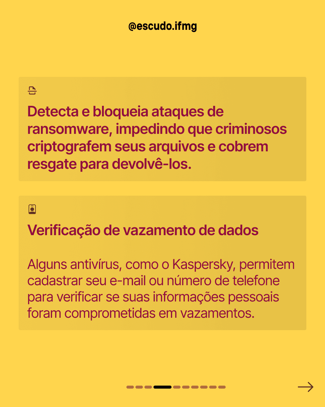 Informações sobre o funcionamento de antivírus e a necessidade de utilizar um. - Imagem 4