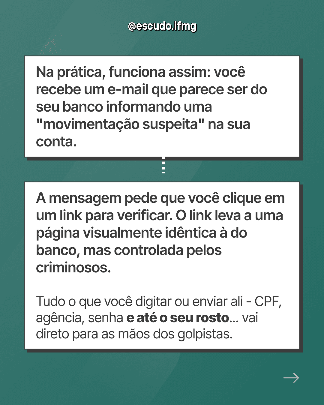 Informações sobre o que é phishing, como identificar o ataque e como se proteger. - Imagem 3